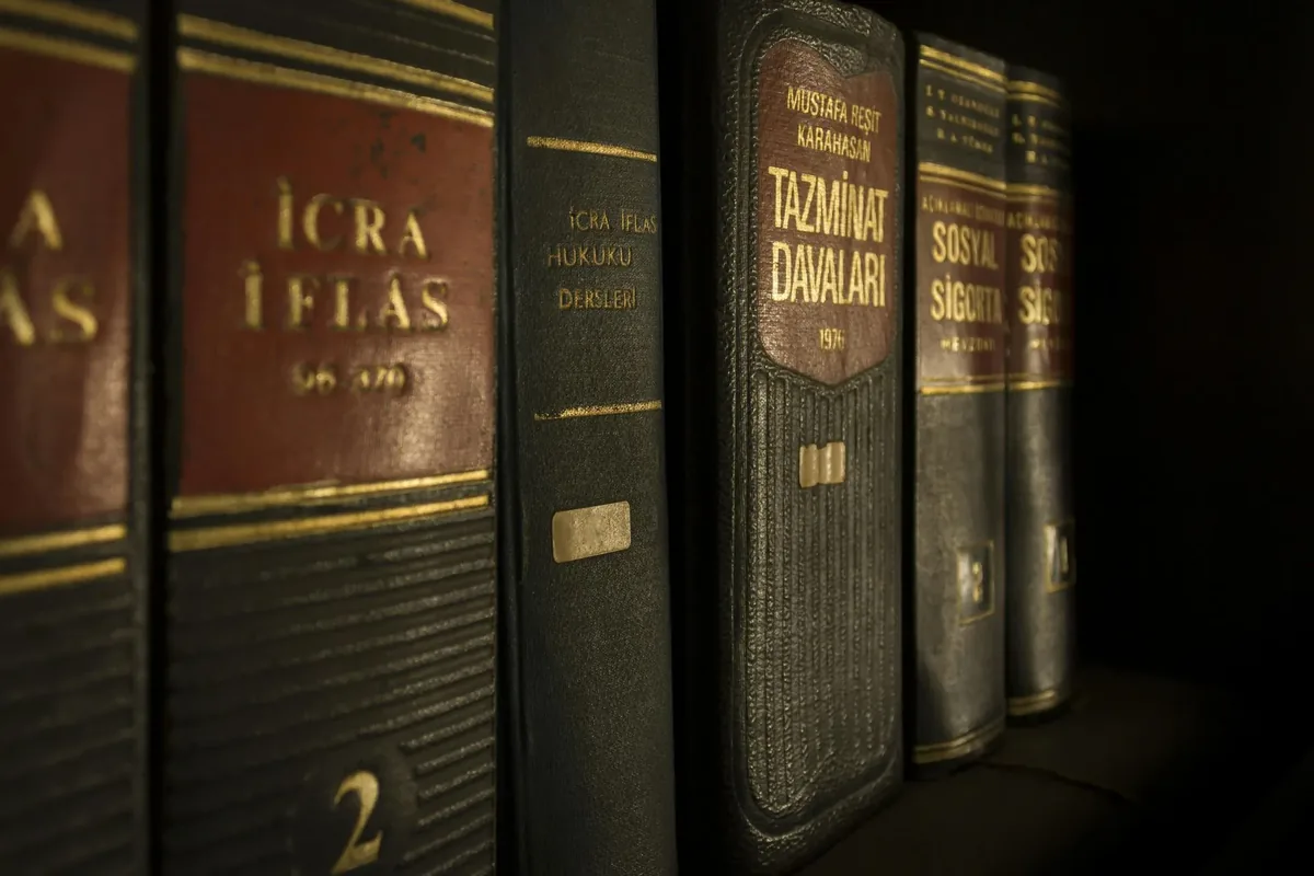 A row of books lined up on a shelf